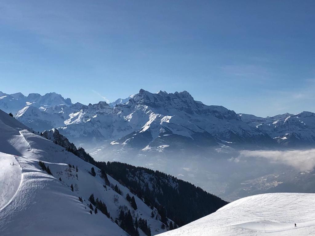 Swiss Mountains Daire Leysin Dış mekan fotoğraf