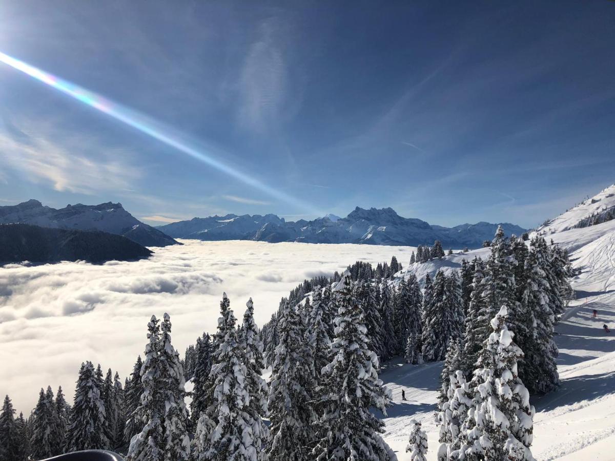 Swiss Mountains Daire Leysin Dış mekan fotoğraf